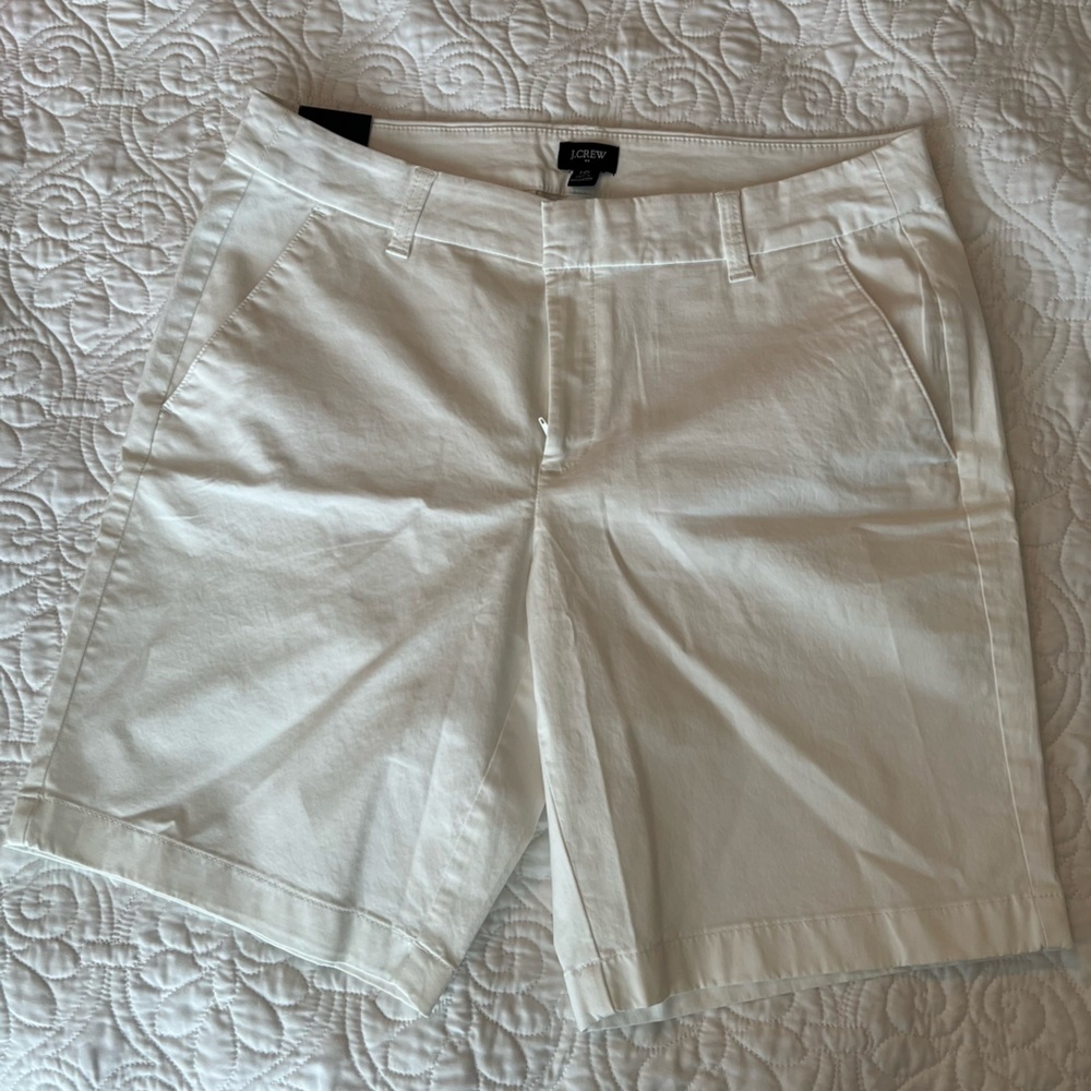 NWT white J. Crew shorts size 10